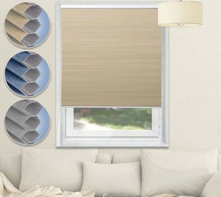Rèm tổ ong xếp không ray hệ WB - Mosfly Window