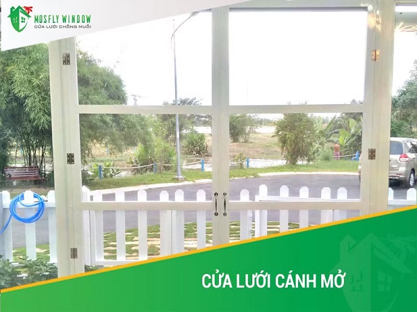 Đặc điểm của cửa lưới inox cánh mở