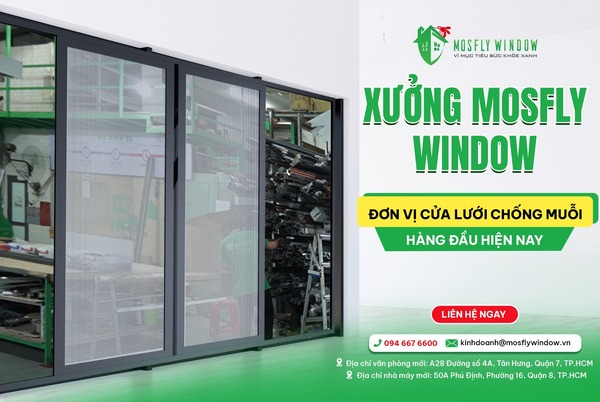 Mosfly Window – Nhà cung cấp cửa lưới, linh kiện cửa lưới chống muỗi uy tín