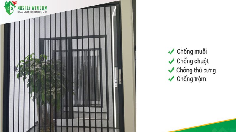 Lắp đặt cửa lưới chống muỗi nhanh chóng tại Mosfly Window