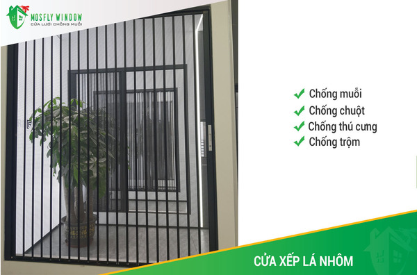 Cửa lưới chống muỗi là một phương pháp phòng chống muỗi xâm nhập hiệu quả