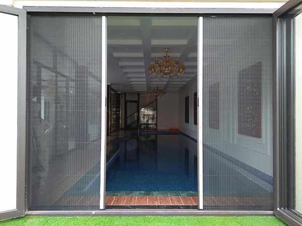 Cửa lưới chống muỗi Kep dạng xếp