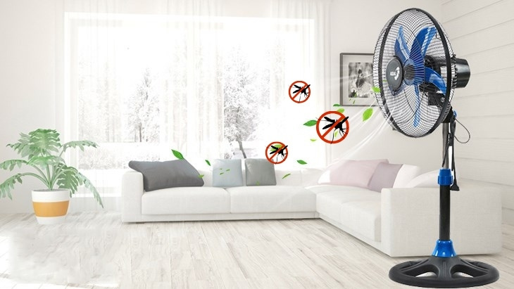 Lời giải đáp khoa học: Tại sao bật quạt lại không có muỗi?