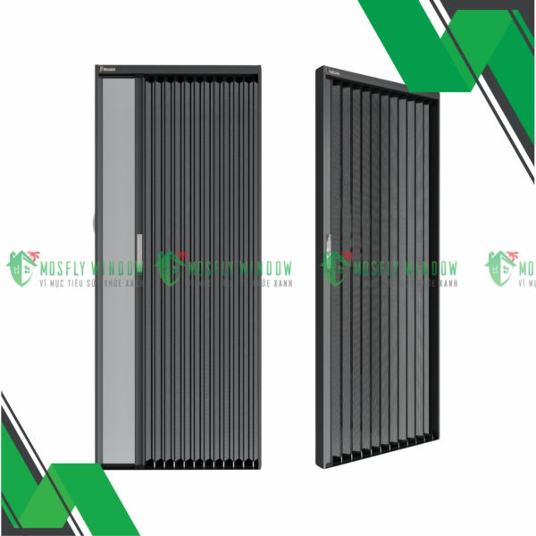 Hướng dẫn tháo cửa lưới chống muỗi dạng xếp