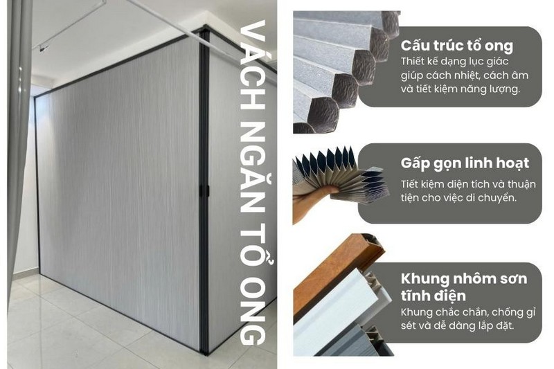 Ứng dụng phổ biến của vách ngăn tổ ong trong thực tế