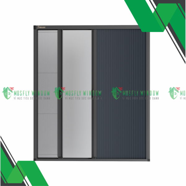 Cửa lưới xếp cho cửa chính giúp nhà thông thoáng tối đa mà không sợ côn trùng