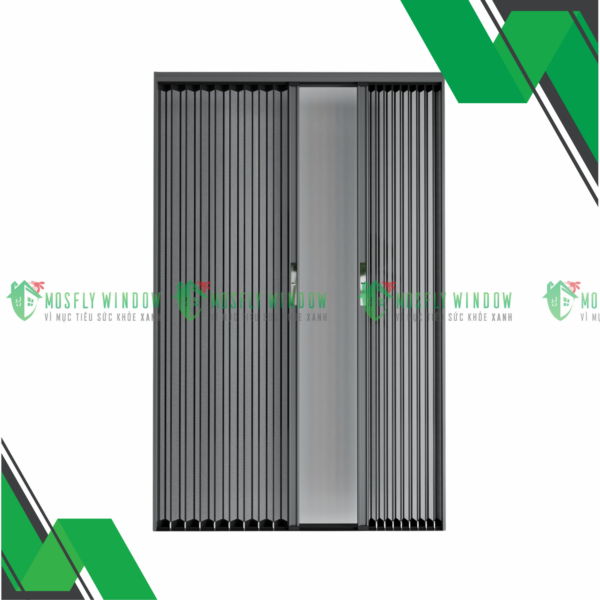 Với những gia đình có trẻ nhỏ hiếu động, việc lắp cửa lưới xếp còn mang đến một lớp bảo vệ an toàn bổ sun