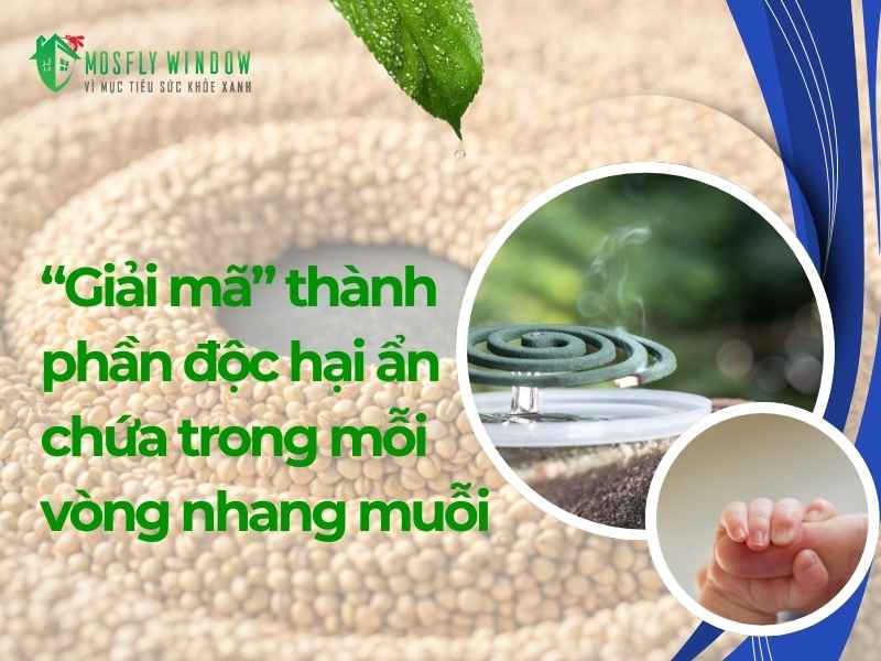 “Giải mã” thành phần độc hại ẩn chứa trong mỗi vòng nhang muỗi