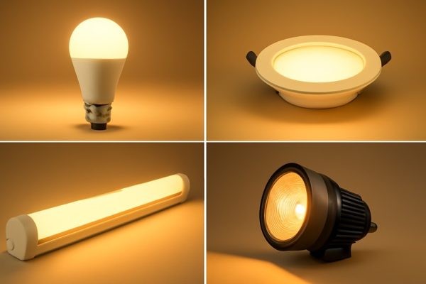 Chọn loại bóng đèn có ánh sáng màu vàng, ấm