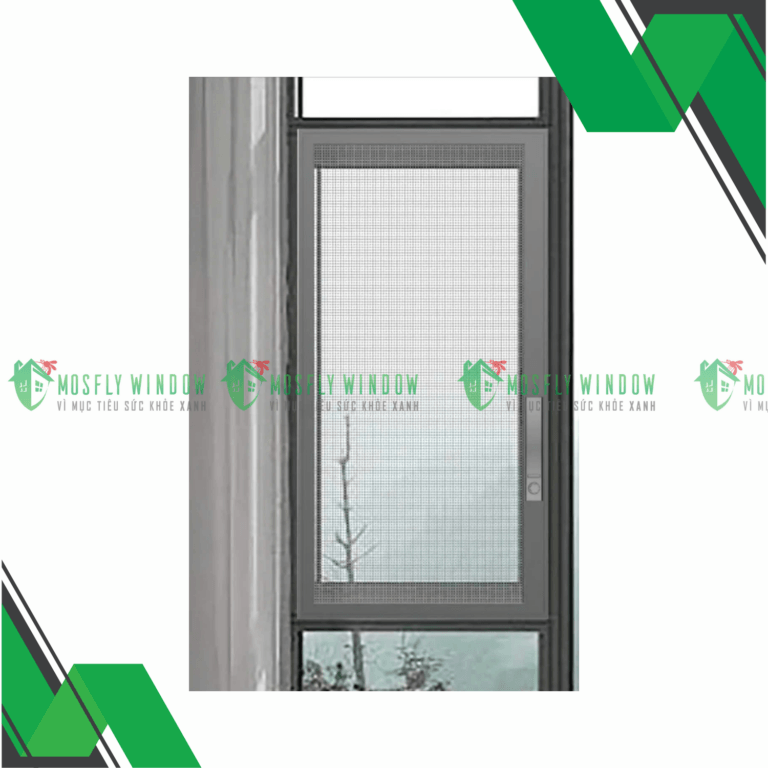 Chất liệu lưới và khung nhôm của cửa lưới chống muỗi