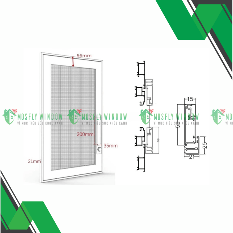 Báo giá cửa lưới chống muỗi phường Chợ Lớn