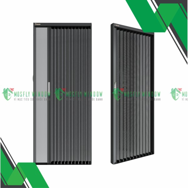Cửa lưới chống muỗi dạng xếp cho cửa chính, cửa ban công