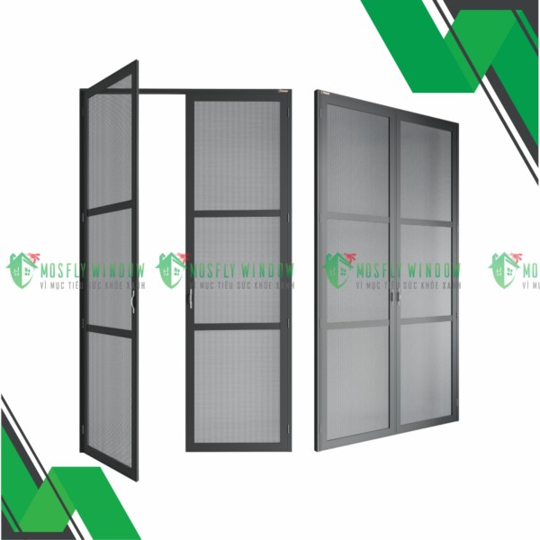 Cửa lưới chống muỗi dạng lùa tiết kiệm diện tích