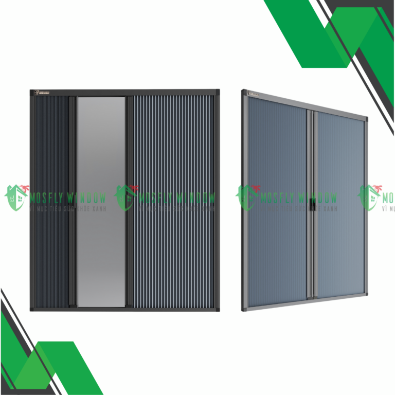 Cửa lưới chống muỗi dạng xếp cho nhà phố Tây Thạnh