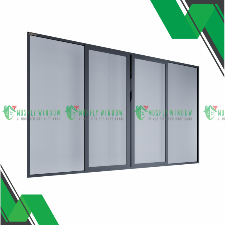 Cửa lưới chống muỗi dạng lùa cho cửa đi tại Tây Thạnh