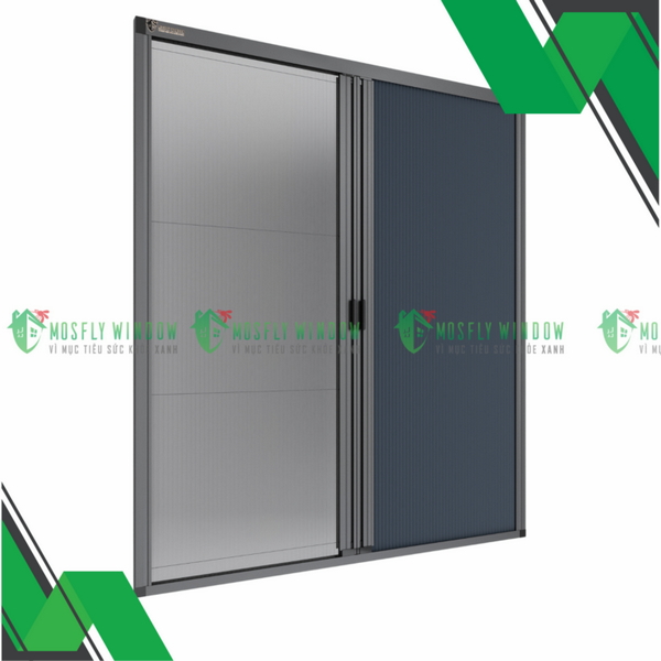 Cửa lưới xếp chống muỗi cho cửa đi